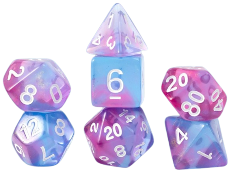 Sirius Dice Sirius Dice Gaming Treasures Unearthed Opal 7- Die Set