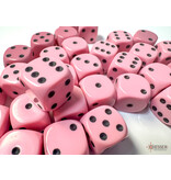 Chessex Opaque 36d6 Pastel Pink/black 12mm