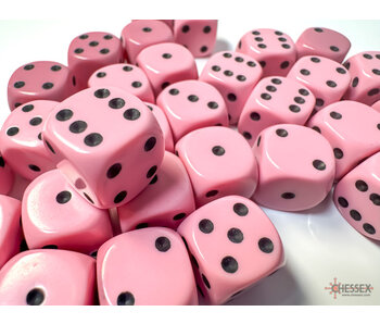 Opaque 36d6 Pastel Pink/black 12mm
