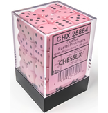 Chessex Opaque 36d6 Pastel Pink/black 12mm
