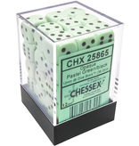 Chessex Opaque 36d6 Pastel Green/black 12mm