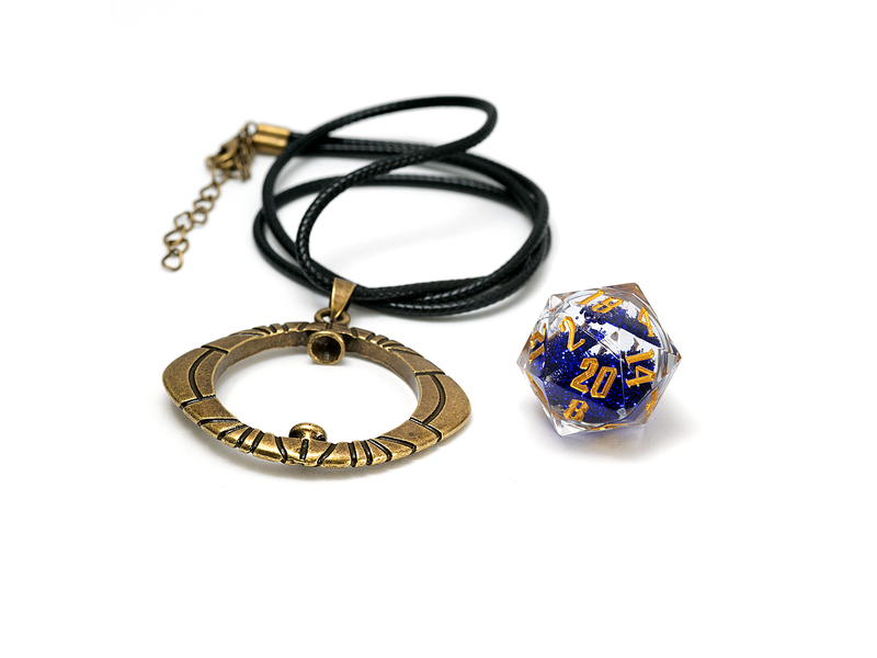 Sirius Dice Sirius Dice Eye Of Ra D20 Necklace