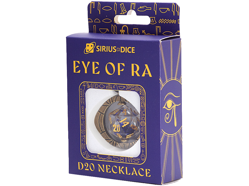 Sirius Dice Sirius Dice Eye Of Ra D20 Necklace