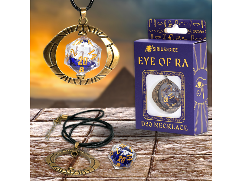 Sirius Dice Sirius Dice Eye Of Ra D20 Necklace