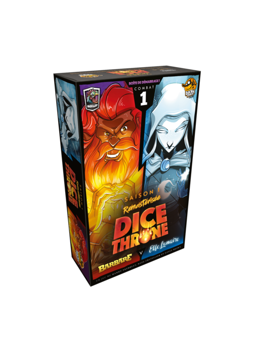 Dice Throne Sais. 1 - Barbare contre Elfe Lunaire - FR