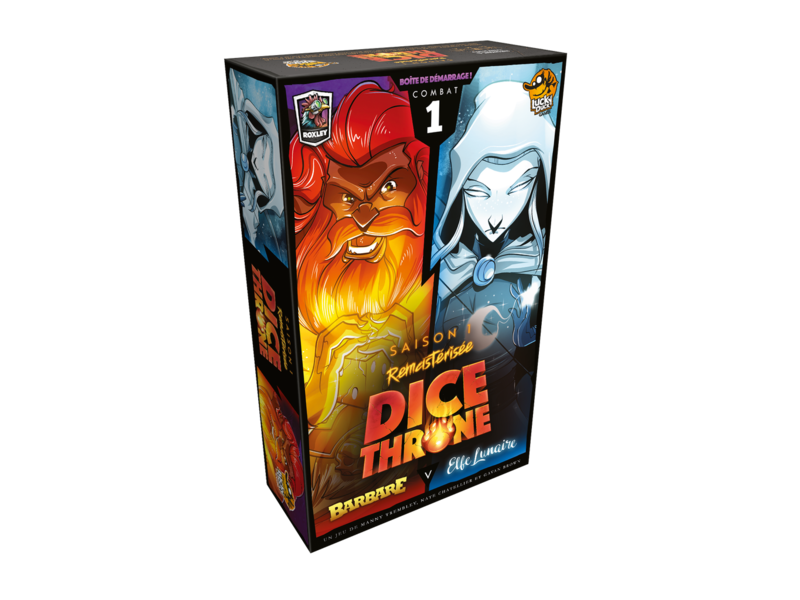 Dice Throne Sais. 1 - Barbare contre Elfe Lunaire - FR