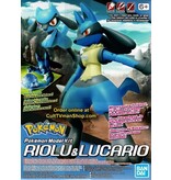Bandai Bandai Spirits Pokemon Model Kit #44 Riolu & Lucario