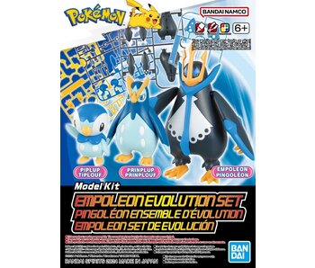 Bandai Pokémon Model Kit Empoleon Evolution Set