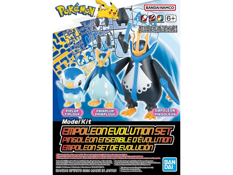 Bandai Bandai Pokémon Model Kit Empoleon Evolution Set