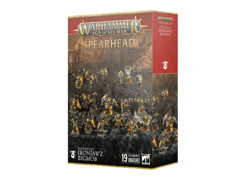 Games Workshop Spearhead Orruk Warclans Ironjawz Bigmob