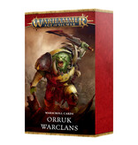 Games Workshop Warscroll Cards Orruk Warclans (English)