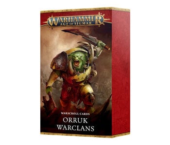 Warscroll Cards Orruk Warclans (English)