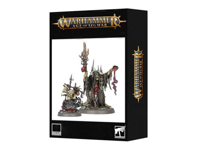 Games Workshop Orruks Swamp-Calla Shaman With Pot Grot