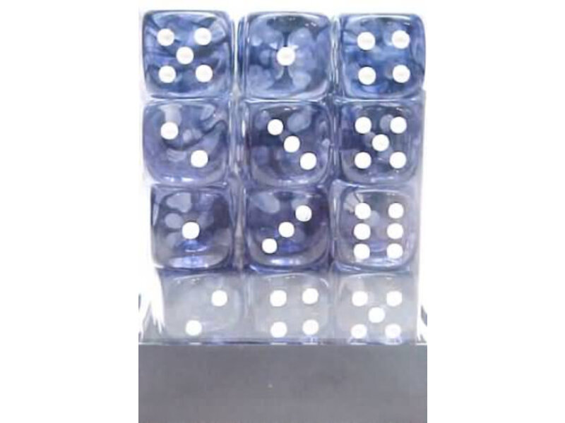 Chessex Nebula 36 * D6 Black / White 12mm Chessex Dice (CHX27808)