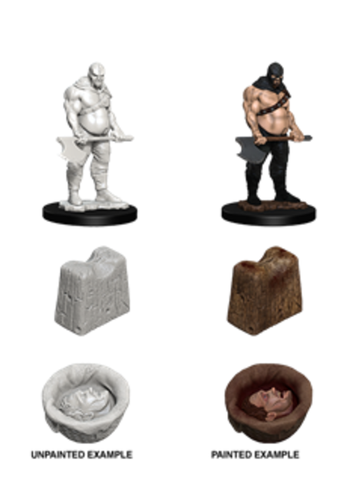Wizkids Unpainted Minis Wv6 Executioner/block