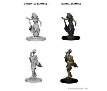 D&d Unpainted Minis Wv4 Medusas