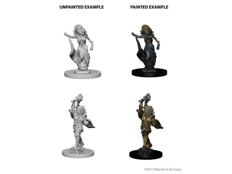 Wizkids D&d Unpainted Minis Wv4 Medusas