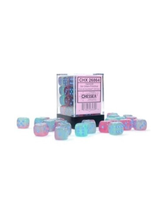 Gemini 36d6 Gel Grn-pink/blue Luminary 12mm