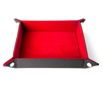 Fold Ultra Pro Dice Velvet Tray With Pu Leather Red