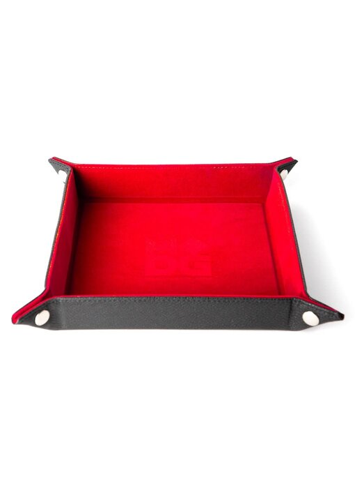 Fold Ultra Pro Dice Velvet Tray With Pu Leather Red