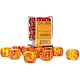 Gemini 12d6 Translucent Red- Yellow/gold 16mm