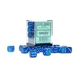 Chessex Gemini 36d6 Blue-blue/lt Blue Luminary 12mm