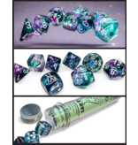 Chessex Nebula 7-die Set Polyhedral Fluorite/white