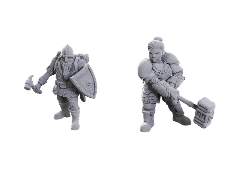 Wizkids D&d Unpainted Minis Limited Edition 50th Anniversary Dwarves