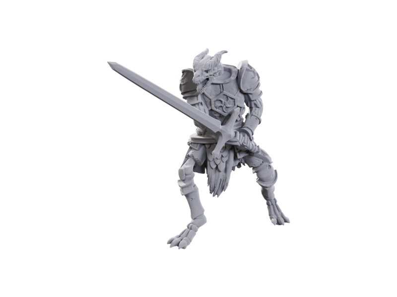 Wizkids D&d Unpainted Minis Limited Edition 50th Anniversary Skeleton Knights