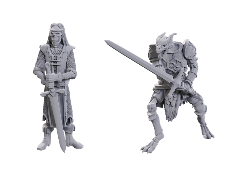 Wizkids D&d Unpainted Minis Limited Edition 50th Anniversary Skeleton Knights
