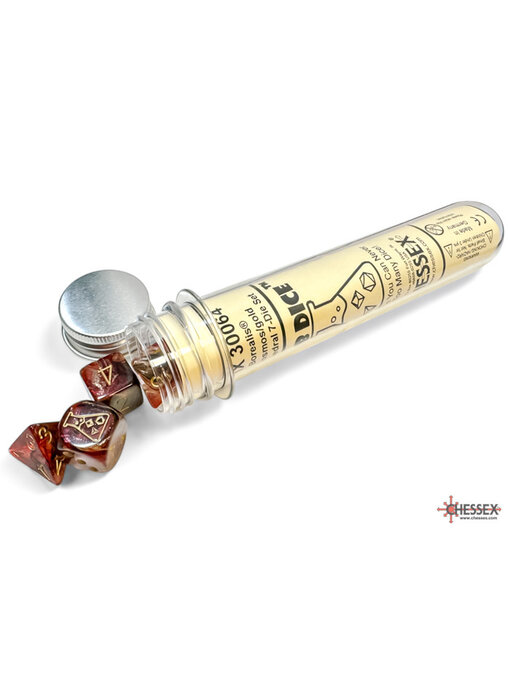 Borealis 7-die Set Polyhedral Cosmos/gold