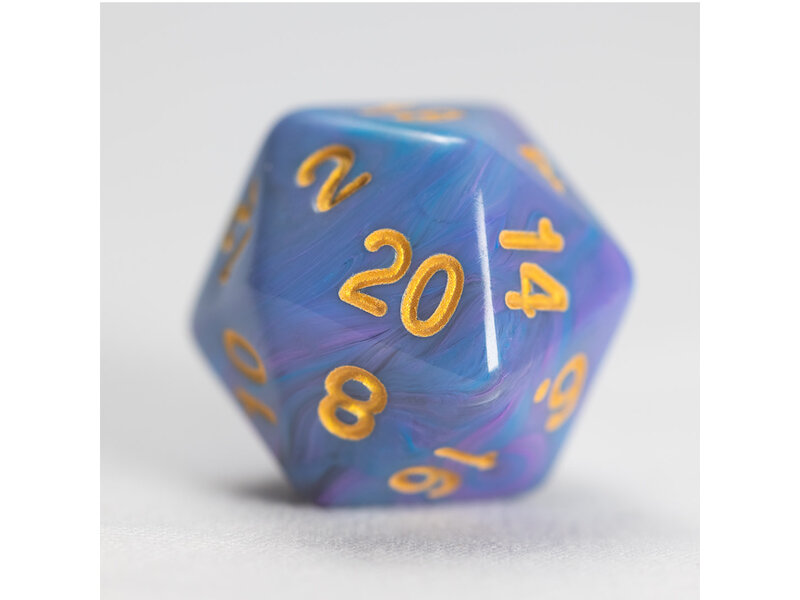 Sirius Dice Sirius Dice Polyhedral Blue Unicorn 7-die Set