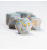 Sirius Dice Sirius Dice Polyhedral Teal Unicorn 7-die Set