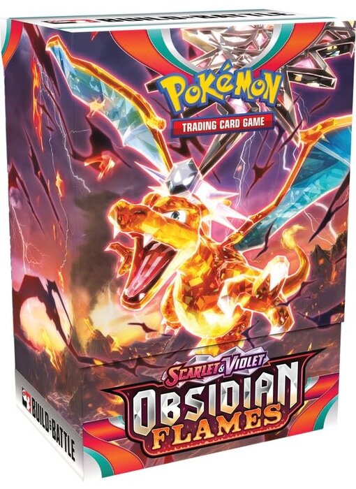 Pokemon TCG - Scarlet & Violet Obsidian Flames Build & Battle Box Display