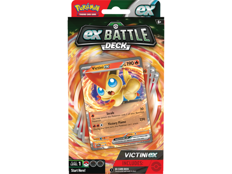 Pokémon Trading cards Pokemon Battle Decks Victini Ex/miraidon Ex
