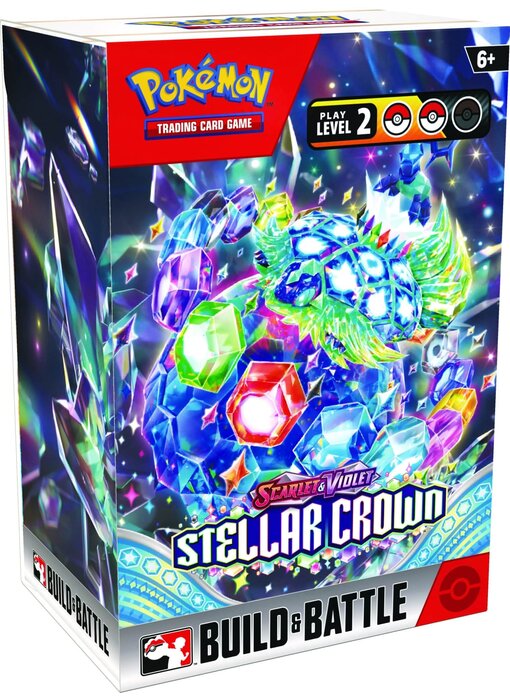 Pokemon SV7 Stellar Crown Build and Battle Box