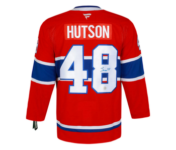 Lane Hutson Autographed Fanatics Premium Jersey