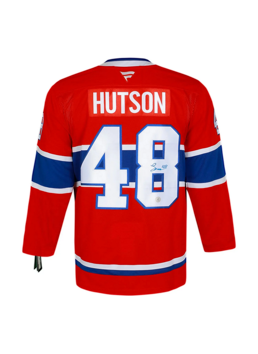 Lane Hutson Autographed Fanatics Premium Jersey