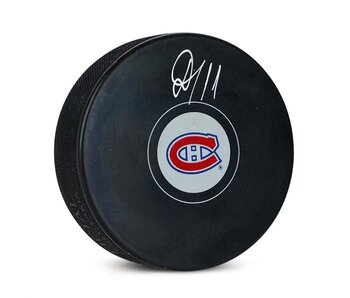 Ivan Demidov Autographed Puck - Logo