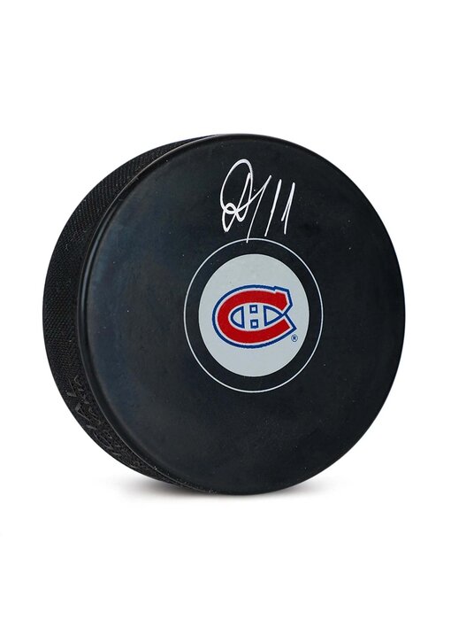 Ivan Demidov Autographed Puck - Logo