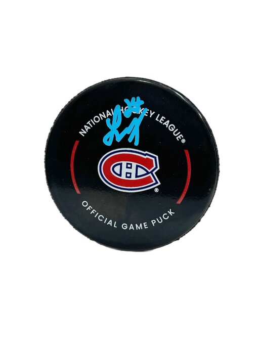 Logan Mailloux Autographed Puck - Official
