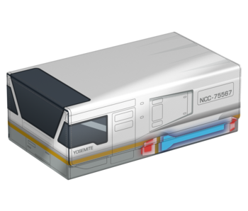 Squaroes Paramount Star Trek Lower Decks Wv1 Collector's Case Shuttlecraft Yosemite