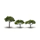 Coniferous Canopy Trees Classics 2-5/16 to 3-5/16in Tall TR3555