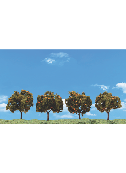 Woodland Classics TR3592 - Orange Tree 2Inches to 3Inches - 4/pkg