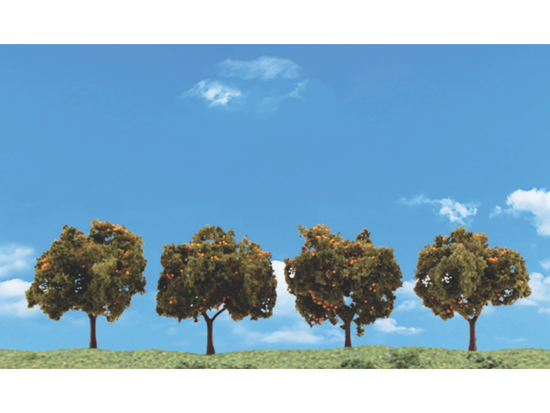 Woodland Scenics Woodland Classics TR3592 - Orange Tree 2Inches to 3Inches - 4/pkg