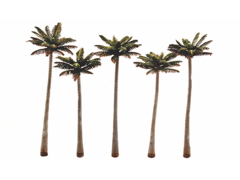 Woodland Scenics Woodland Classics TR3598 - Palm Trees 4-3/4 to 5-1/4 - 5/pkg