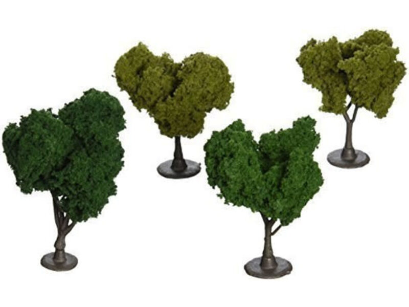 Woodland Scenics Deciduous Trees Pkg 4 2 to 2-1/2 Tall