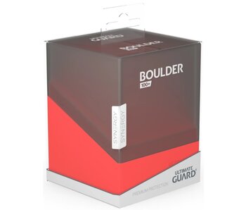 Ultimate Guard Deck Case Boulder 100+ Synergy Black/Red