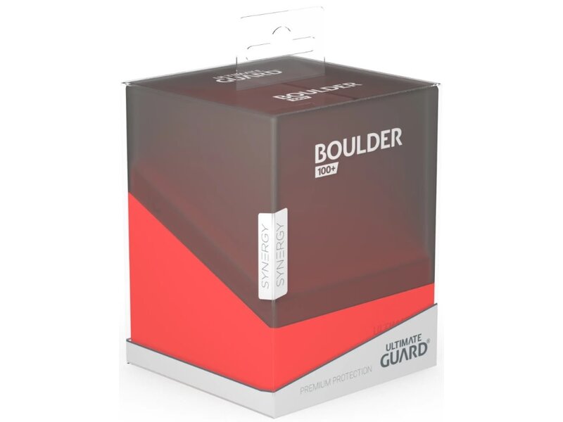 Ultimate Guard Deck Case Boulder 100+ Synergy Black/Red