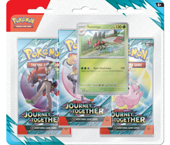 Pokémon TCG SV9 Journey Together 3 pack Blister (EN)